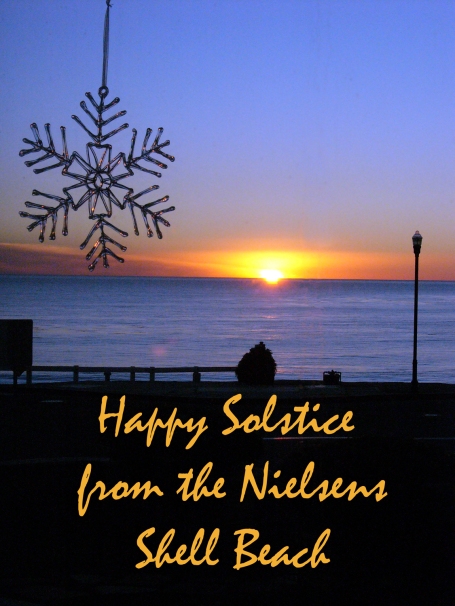 Soltice greetings from me and my family in California. Here's hopes for a wonderful new year!